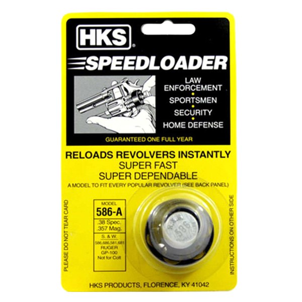 HKS Gun Loaders® - A-Series .38/.357 Black Revolver Speedloader