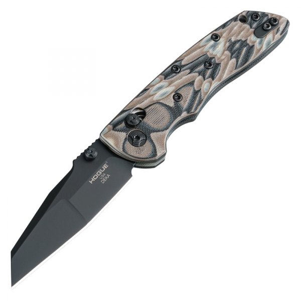 Columbia River Knife & Tool® - Endorser™ 3.18" Silver/Brown Clip Point Automatic Knife