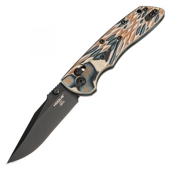 Columbia River Knife & Tool® - Endorser™ 3.18" Black/Brown Clip Point Automatic Knife