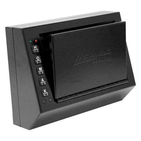 Homak® - Electronic 3.5" x 10" x 7.5" Black Steel Keypad Lock Pistol Safe