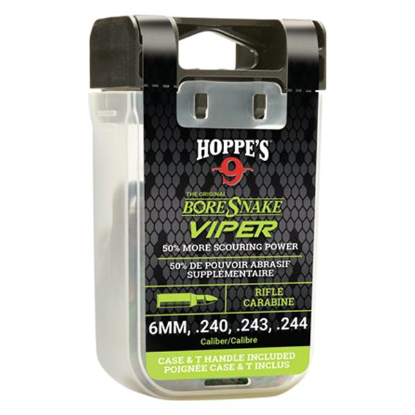 Hoppe's® - BoreSnake™ Viper Den™ 0.27 - 0.375/7 mm Rifle Bore Cleaner Carrying Case