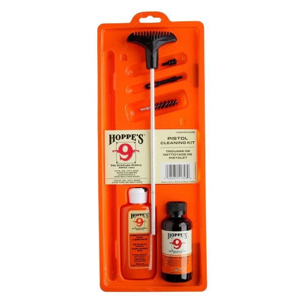 Hoppe's® - 0.38/0.357/9 mm Pistol Cleaning Kit with Aluminum Rod