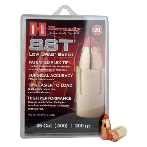 Hornady® - 45 Cal Sabot with SST™ ML™ .40 200 g Bullets