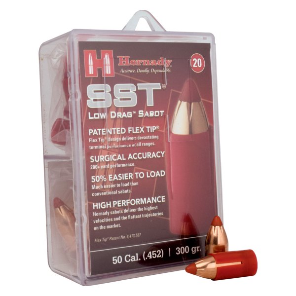 Hornady® - Low Drag™ 50 Cal Sabot with SST™ .45 300 g Bullets