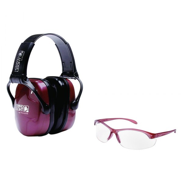 Howard Leight® - Pink with Clear Women's Safety Combo Kit