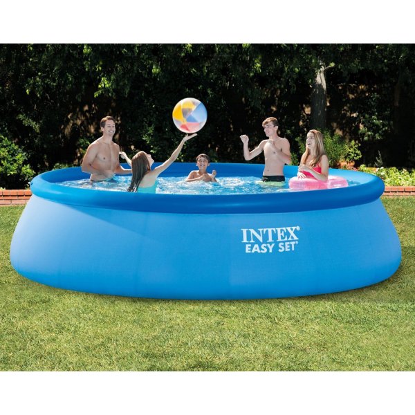 Intex® - Easy Set™ 15'Dia x 42"H Blue Inflatable Pool Set