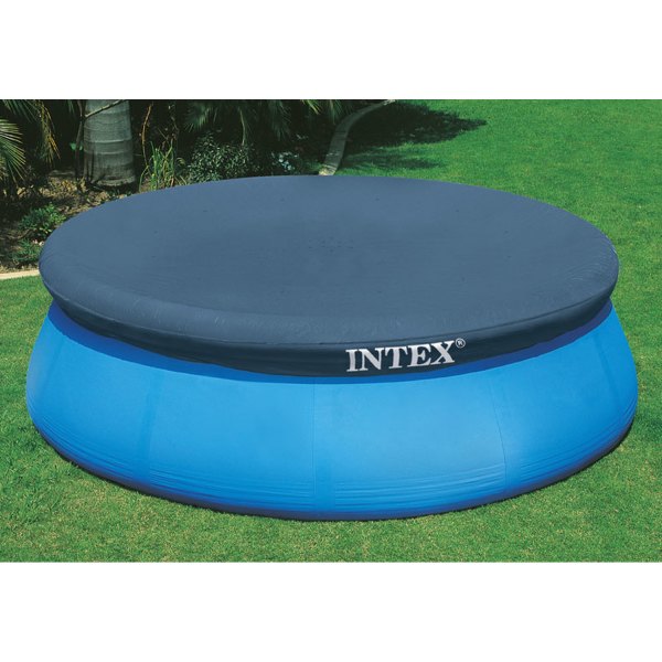 Intex® - Easy Set™ 15'Dia Blue Debris Pool Cover