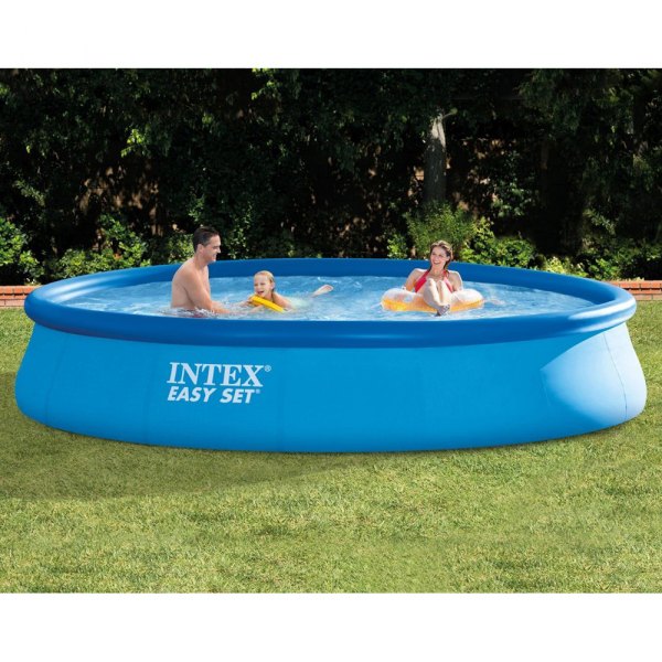 Intex® - Easy Set™ 15'Dia x 33"H Blue Inflatable Pool Set