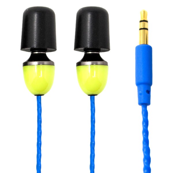 ISOtunes® - Yellow/Blue Noise Cancelling Earbuds