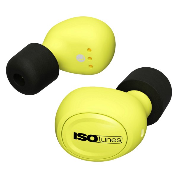 ISOtunes® - FREE Yellow Wireless Earbuds