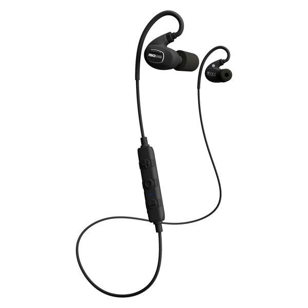 ISOtunes® - PRO™ 2.0 Black Wireless Noise Cancelling Earbuds with Microphone and Remote