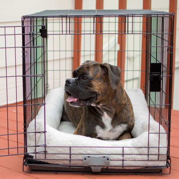 K&H® - 22.0"L x 14.0"W Dog Deluxe Bolster Crate Pad