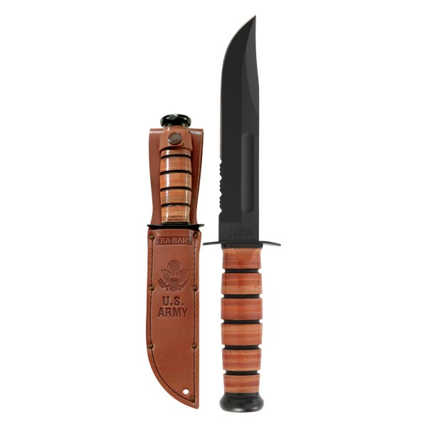 Ka-Bar® - U.S. Army 7" Serrated Bowie Knife with Sheath