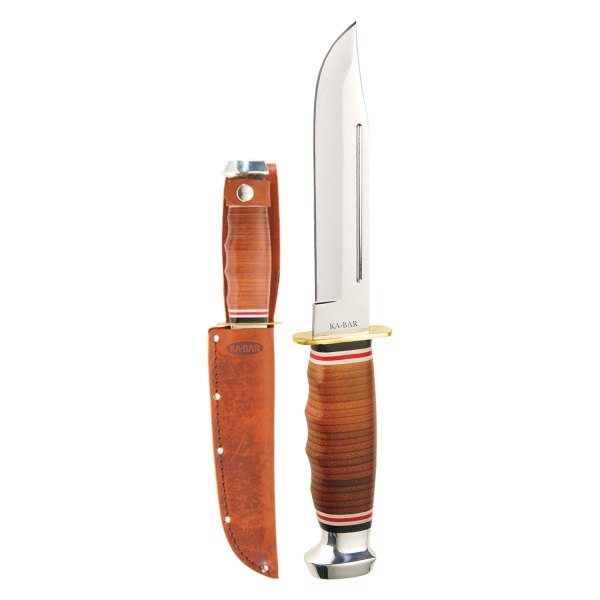 Ka-Bar® - Marine Hunter 5.875" Clip Point Fixed Knife with Sheath