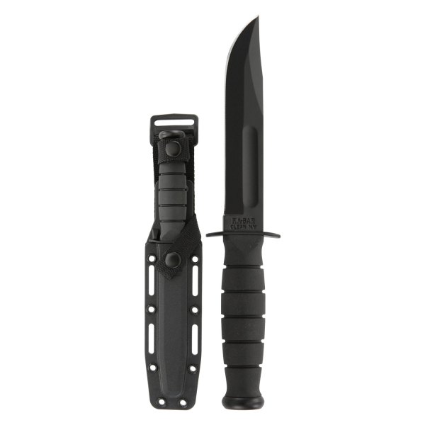 Ka-Bar® - Short 5.25" Clip Point Fixed Knife with Sheath