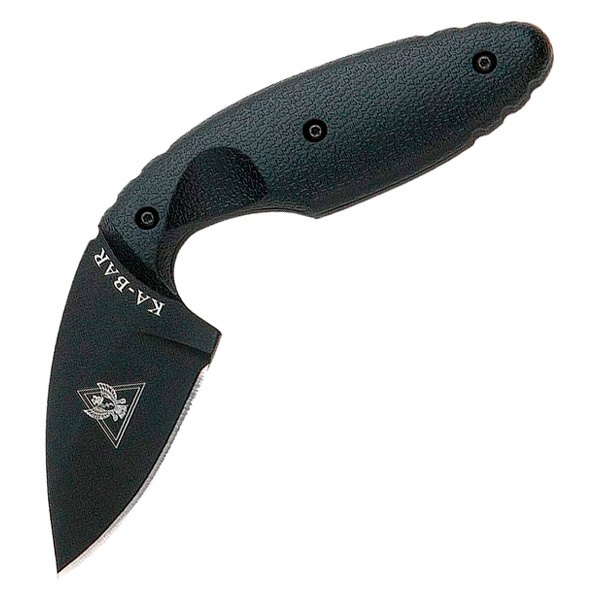Ka-Bar® - Original TDI 2.313" Black Drop Point Fixed Knife with Sheath