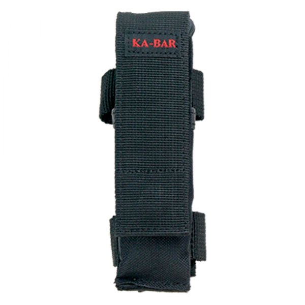 Ka-Bar® - Black Polyester Sheath for Folders (Red Stitch)