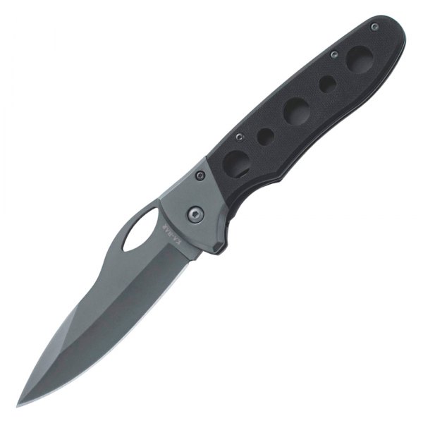 Ka-Bar® - Agama 3.75" Black Drop Point Folding Knife