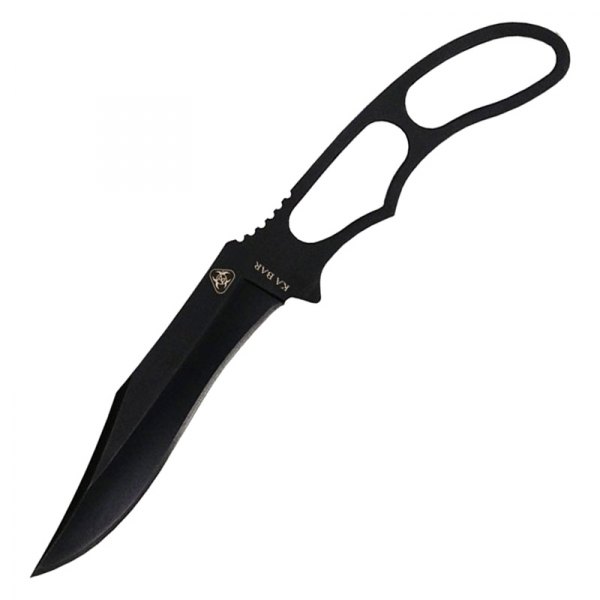 Ka-Bar® - Acheron Skeleton 3.125" Black Clip Point Fixed Knife with Sheath