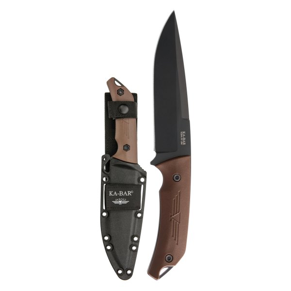 Ka-Bar® - Jarosz Turok 6.25" Clip Point Fixed Knife with Sheath
