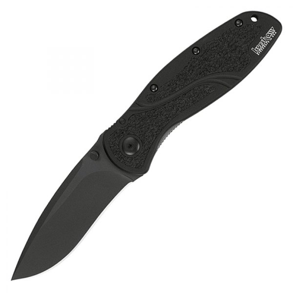 Kershaw® - Blur 3.4" Black Drop Point Folding Knife
