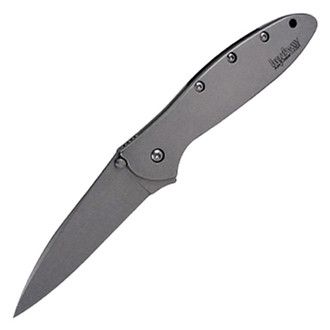 Kershaw® - Leek 3" Silver Drop Point Folding Knife