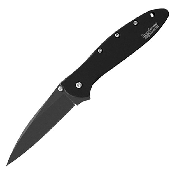 Kershaw® - Leek 3" Black Drop Point Folding Knife