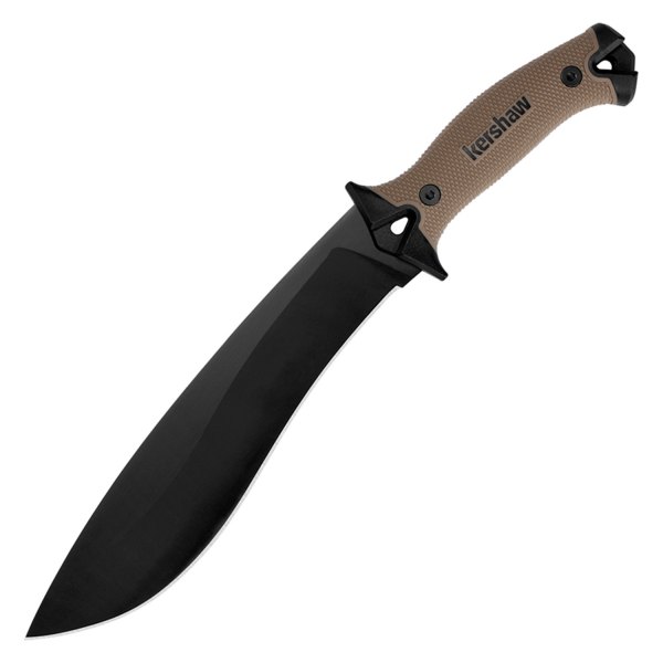 Kershaw® - Camp 10" Recurved Fixed Knife with Sheath