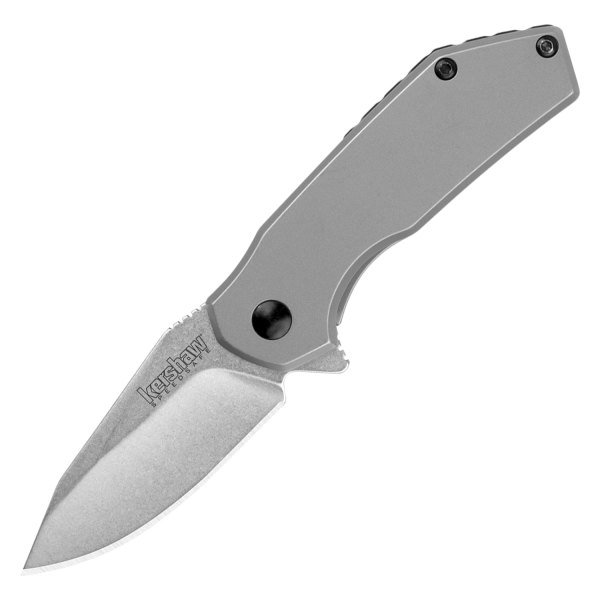 Kershaw® - Valve 2.25" Stonewash Clip Point Folding Knife