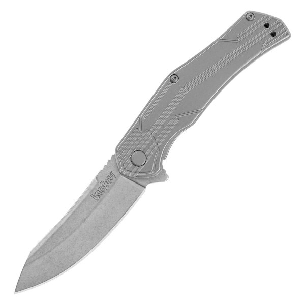 Kershaw® - Husker 3" Stonewash Clip Point Folding Knife