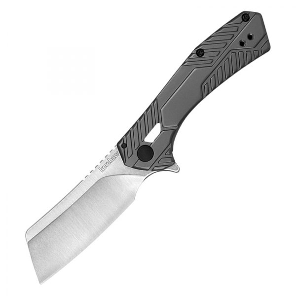 Kershaw® - Static 2.9" Cleaver Gray Stainless steel Folding Knife