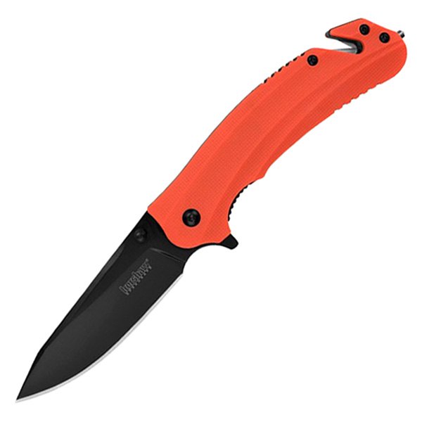 Kershaw® - Barricade 3.5" Clip Point Folding Knife