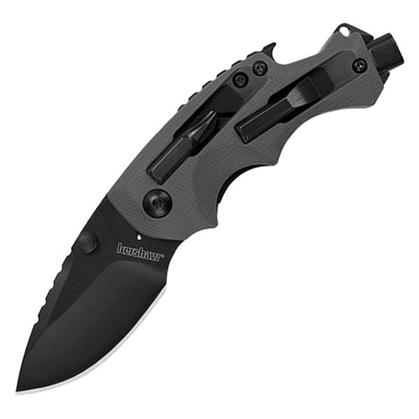 Kershaw® - Shuffle 2.4" Black/Diy Drop Point Folding Knife