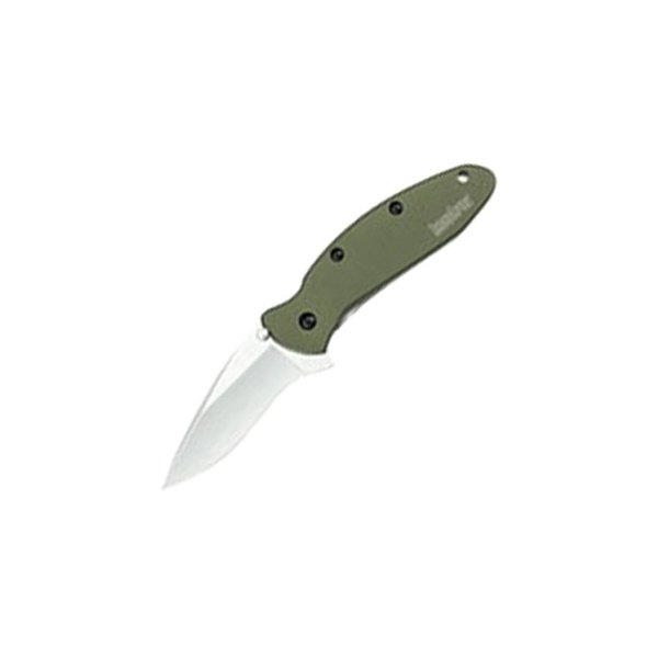 Kershaw® - Scallion 2.4" Recurved Olive Handle Folding Knife