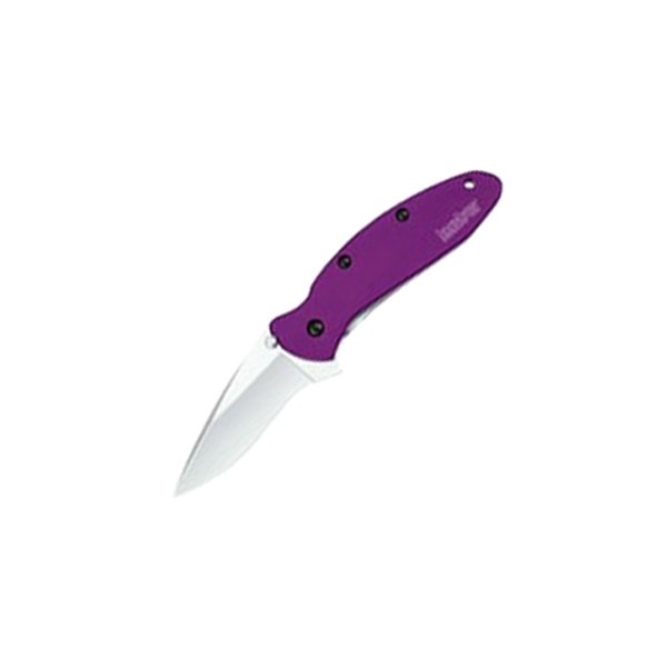 Kershaw® - Scallion 2.4" Recurved Purple Handle Folding Knife