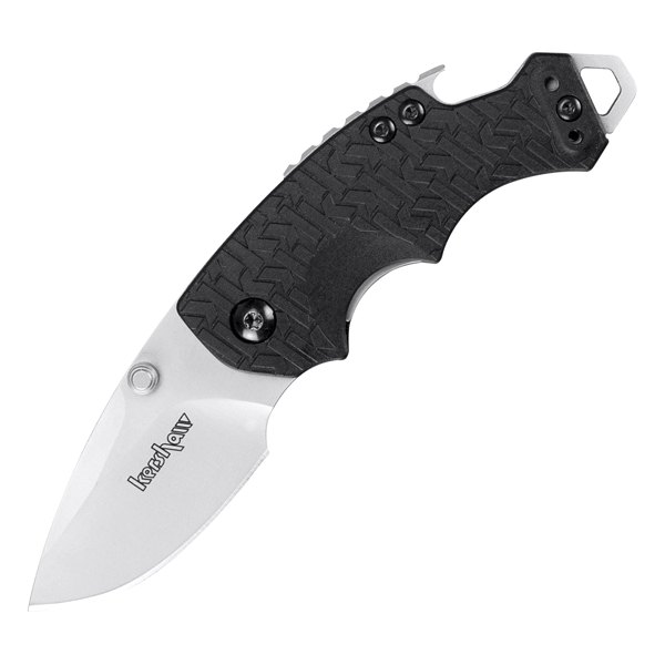 Kershaw® - Shuffle 2.4" Silver/Black Drop Point Folding Knife