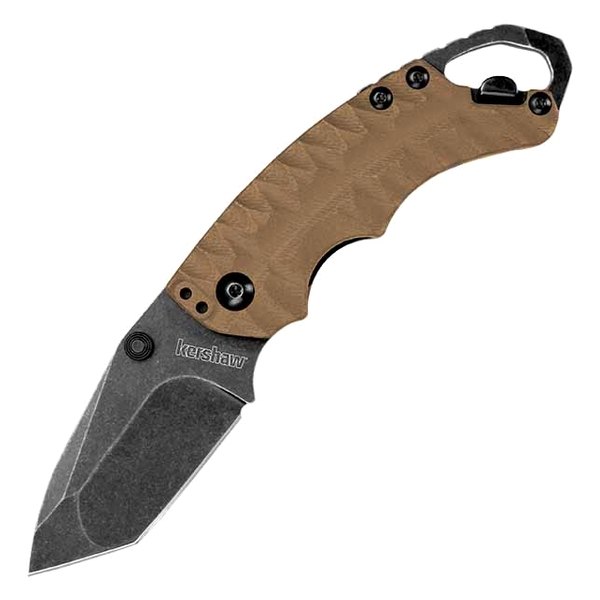 Kershaw® - Shuffle II 2.6" Tanto Tan Handle Folding Knife