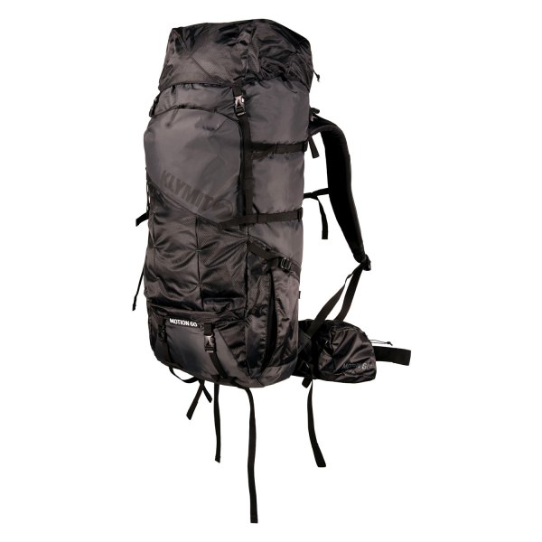 Klymit® - Motion™ 60 L Black Unisex Hiking Backpack