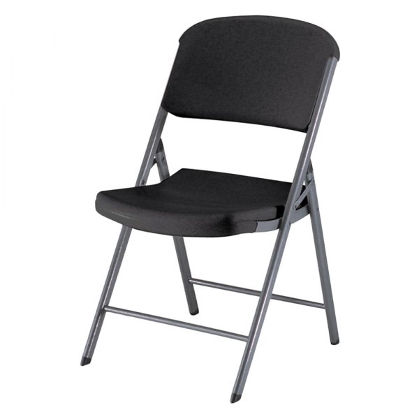 Lifetime® - Classic Folding Chair with Gray Frame (20"L x 18"W x 34"H)