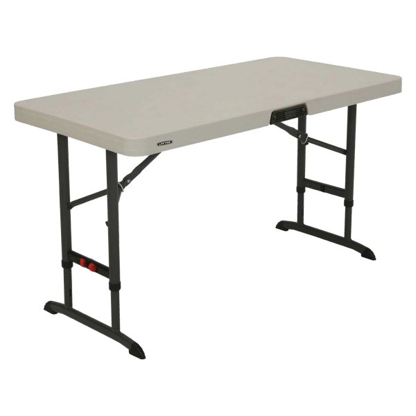 Lifetime® - Commercial Adjustable Height Folding Table (48"L x 24"W)
