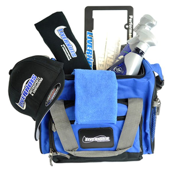 Livernois Motorsports® - 9.5" x 12.5" x 10" Blue Duffle Bag