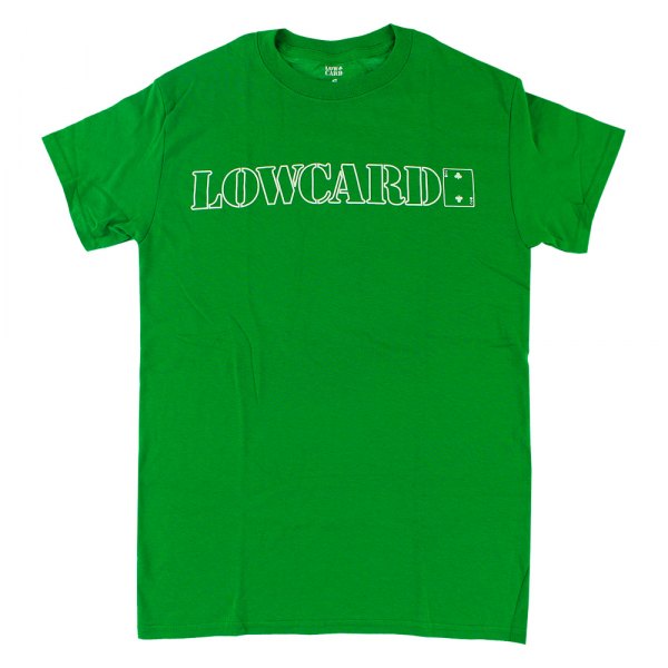 Lowcard® - Men's Standard Line Small Green T-Shirt