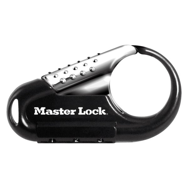 Master Lock® - 3/16" Black Combination Backpack Lock