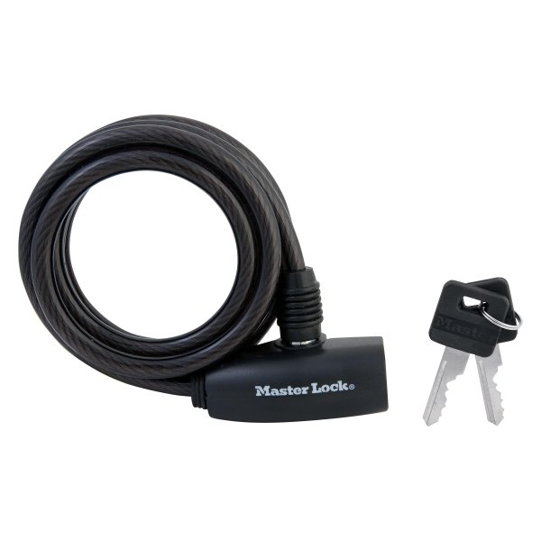 Master Lock® - 6' (8 mm) Black Keyed Bike Cable Lock