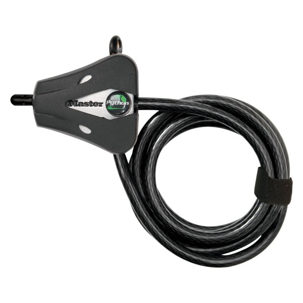 Master Lock® - Python™ 6' (8 mm) Silver/Black Keyed Bike Cable Lock