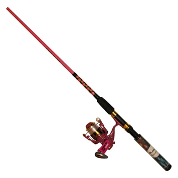 Master® - 6'6" Medium Pink Spinning Rod & Reel Combo