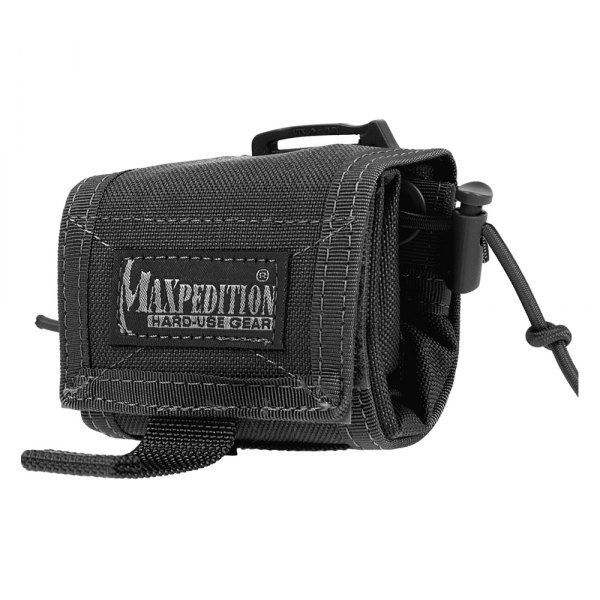 Maxpedition® - Rollypoly™ Black MM Folding Dump Pouch