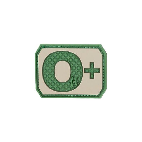 Maxpedition® - Blood Type O+ 1.5" x 1" Arid PVC 3D Morale Patch