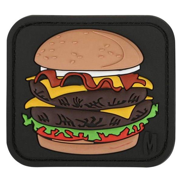 Maxpedition® - Burger 2" x 2" Full Color PVC Rubber 3D Morale Patch