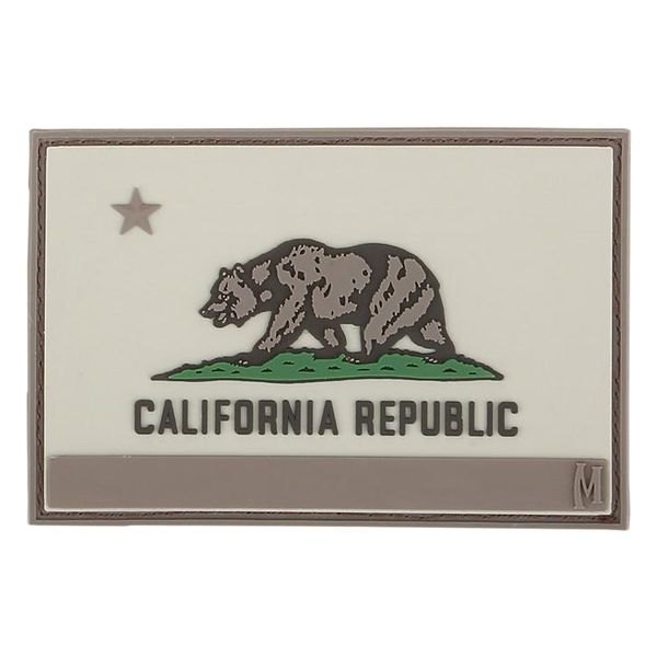 Maxpedition® - California Flag 3" x 2" Arid PVC 3D Morale Patch